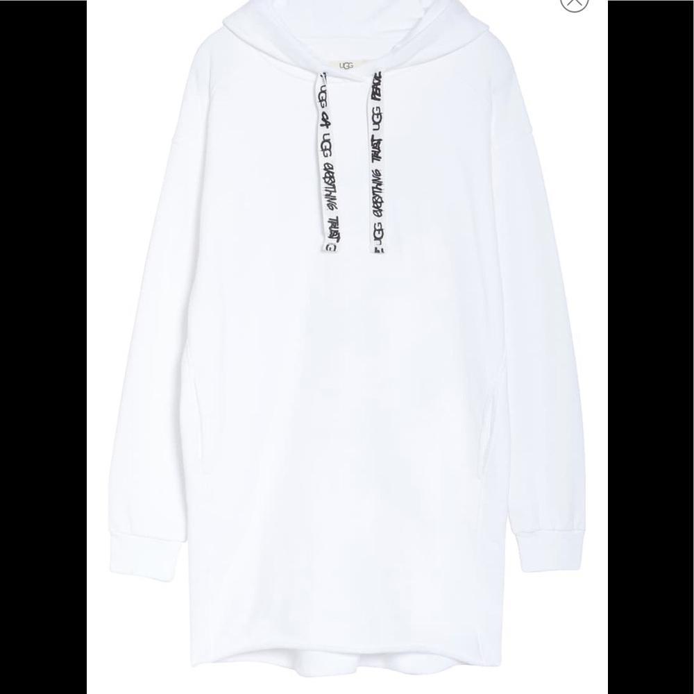 COPY - UGG LUCILLE HOODIE DRESS NEW W/ Tags WHITE… - Picture 2 of 7